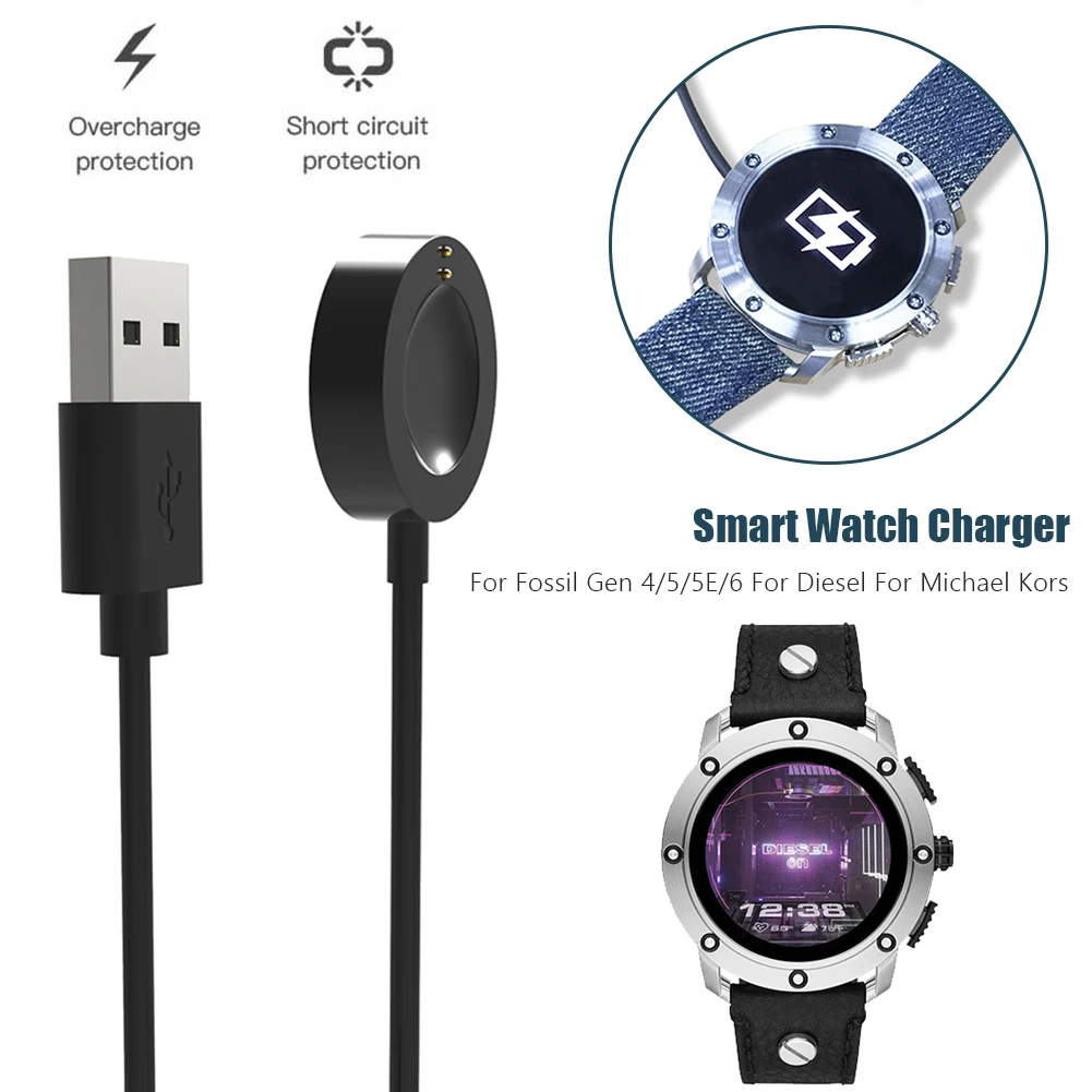 Fossil Watches Smartwatch Gen 4 - USB 마그네틱 고속 충전 도크 충전