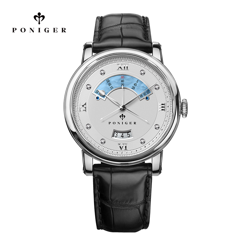 Seiko Watch Presage - PONIGER 42mm 남성용 고급 손목시계 남성용