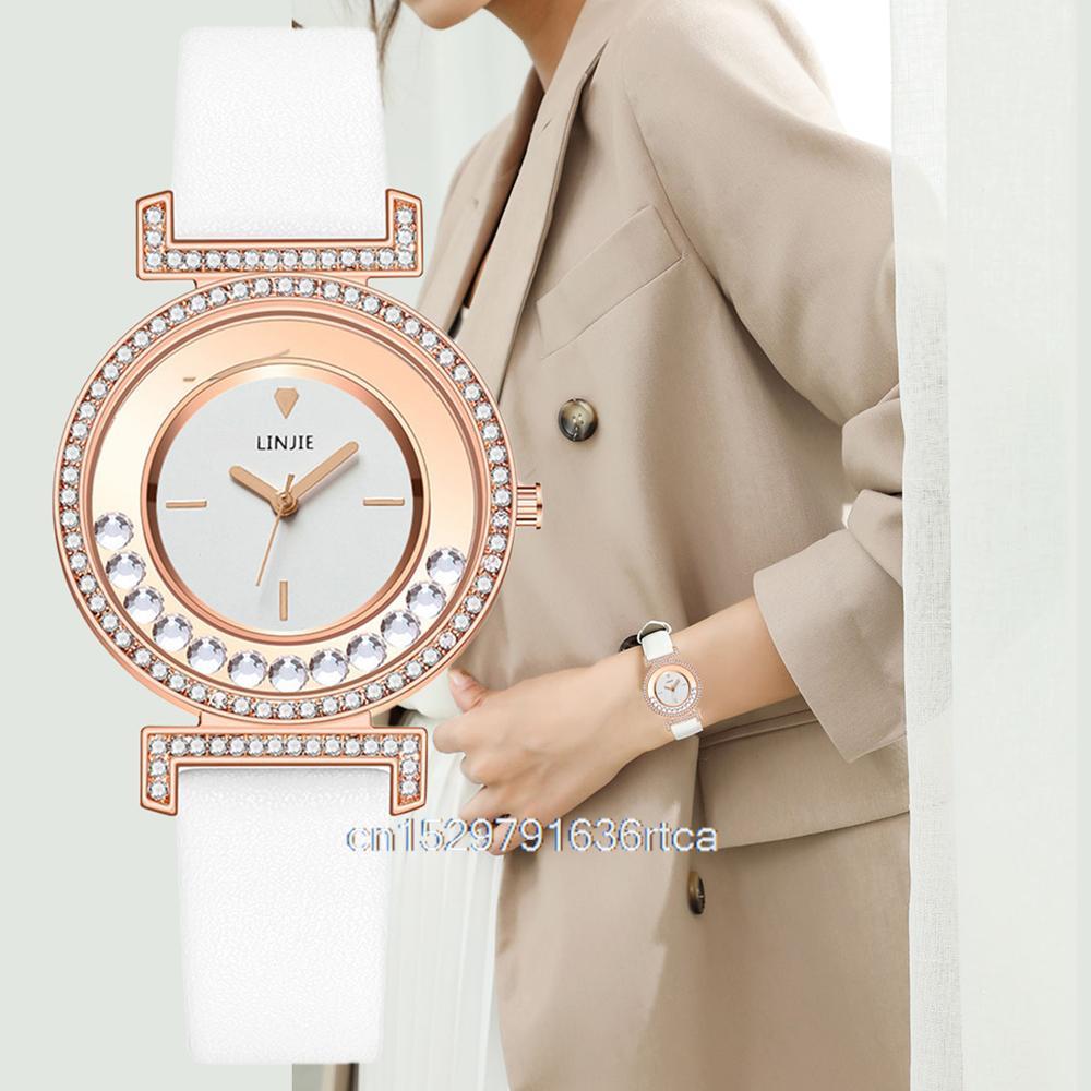 Minimalist Thin Watch - 여성용 절묘한 미니멀리스트 시계, 심플한 다이아몬드