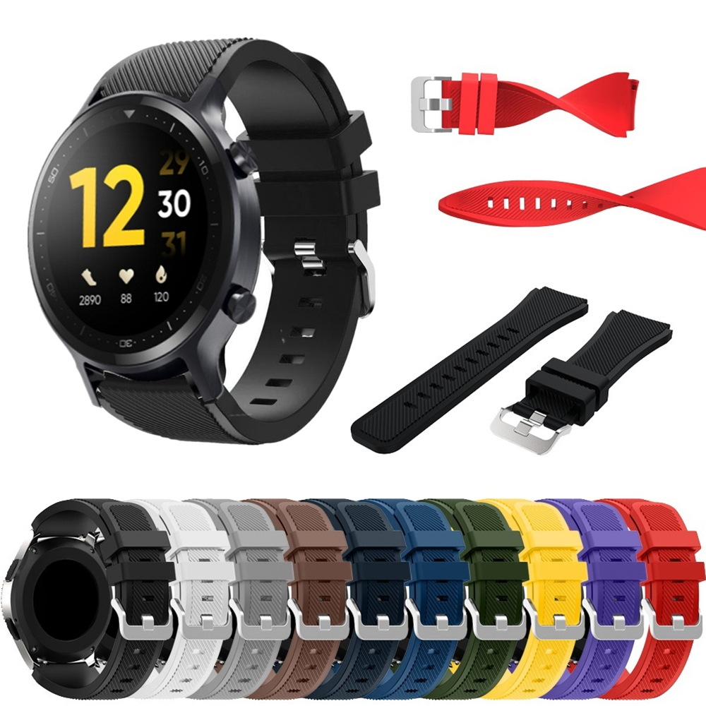 Fossil Watches Smartwatch Gen 4 - Realme 시계 용 22mm 실리콘 스트랩