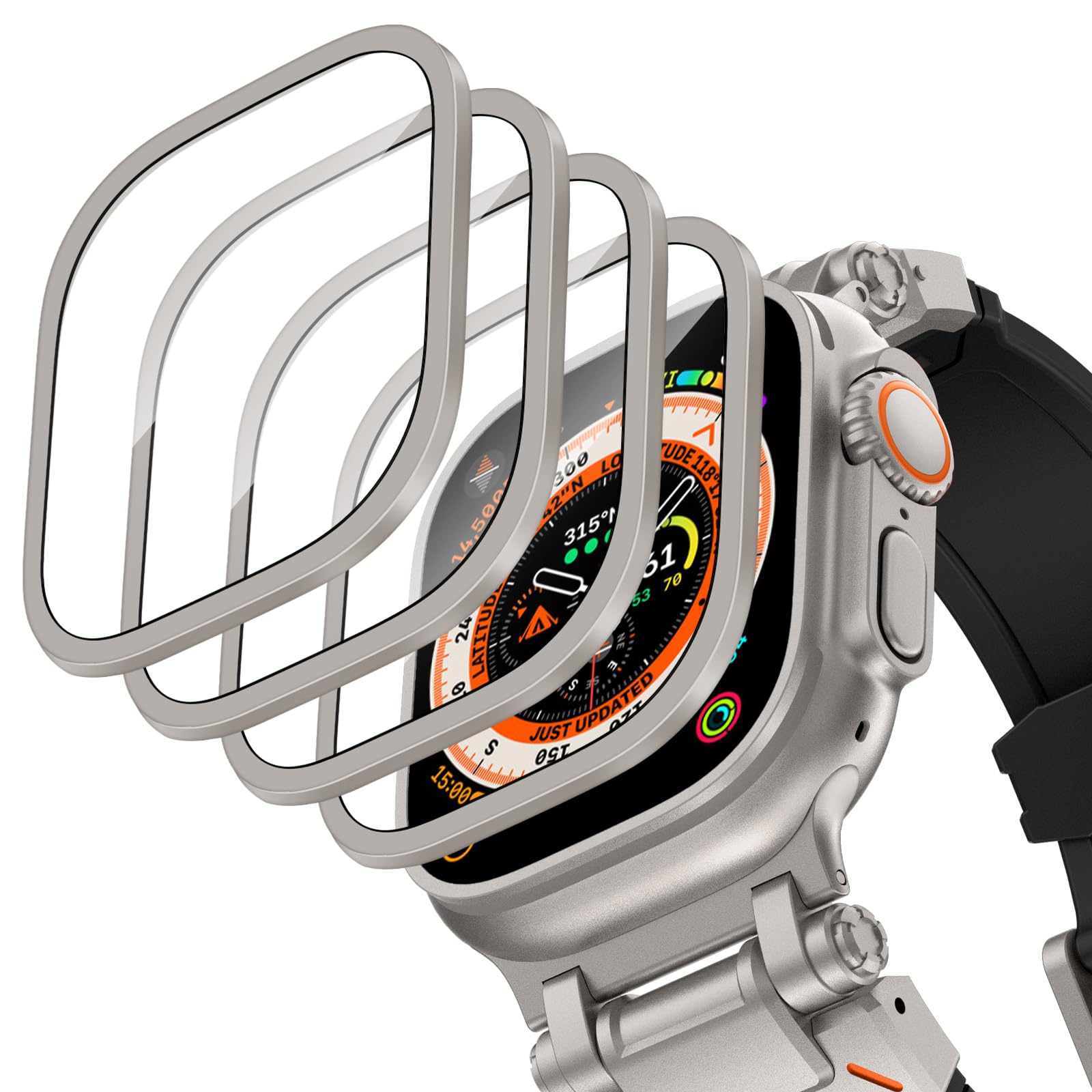 Smartwatch Apple Watches For Men - Apple Watch Ultra 2-3용 알루미늄 합금
