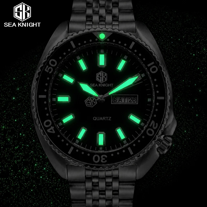 SEA KNIGHT 남성용 럭셔리 비즈니스 쿼츠 시계, - Smartwatch Luxury Watches For Men 리뷰 및 가격
