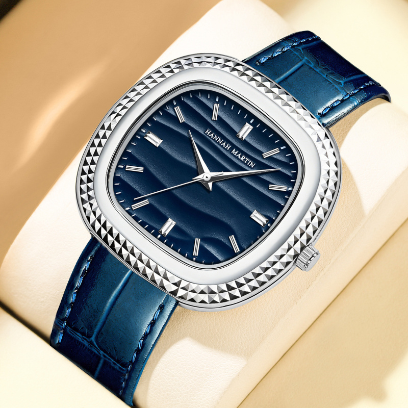 ZHANGU 브랜드 시계 블랙 가죽 타원형 작업 시계  - Smartwatch Ladies Watches Branded 리뷰 및 가격