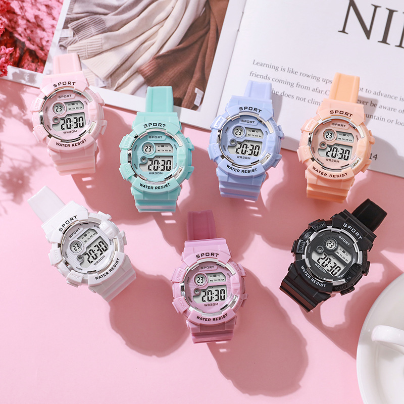 패션 키즈 시계 빛나는 방수 스포츠 디지털 시계 알람  - Smartwatch Watches For Children 리뷰 및 가격