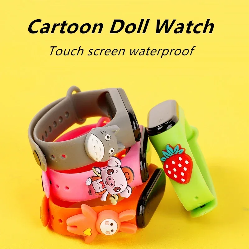 방수 어린이 스마트 터치 LED 시계 만화 작은 동물  - Smartwatch Watches For Children 리뷰 및 가격