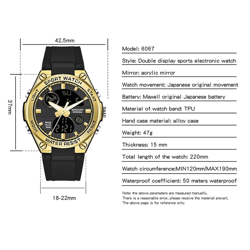 SANDA 브랜드 G 스타일 LED 디지털 시계 여성  - Minimalist Thin Watch 리뷰 및 가격