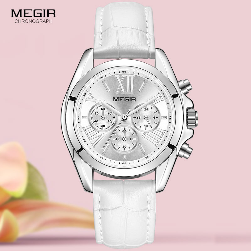 MEGIR2019 새로운 고급 가죽 시계 여성 여성 톱 - Minimalist Thin Watch 리뷰 및 가격