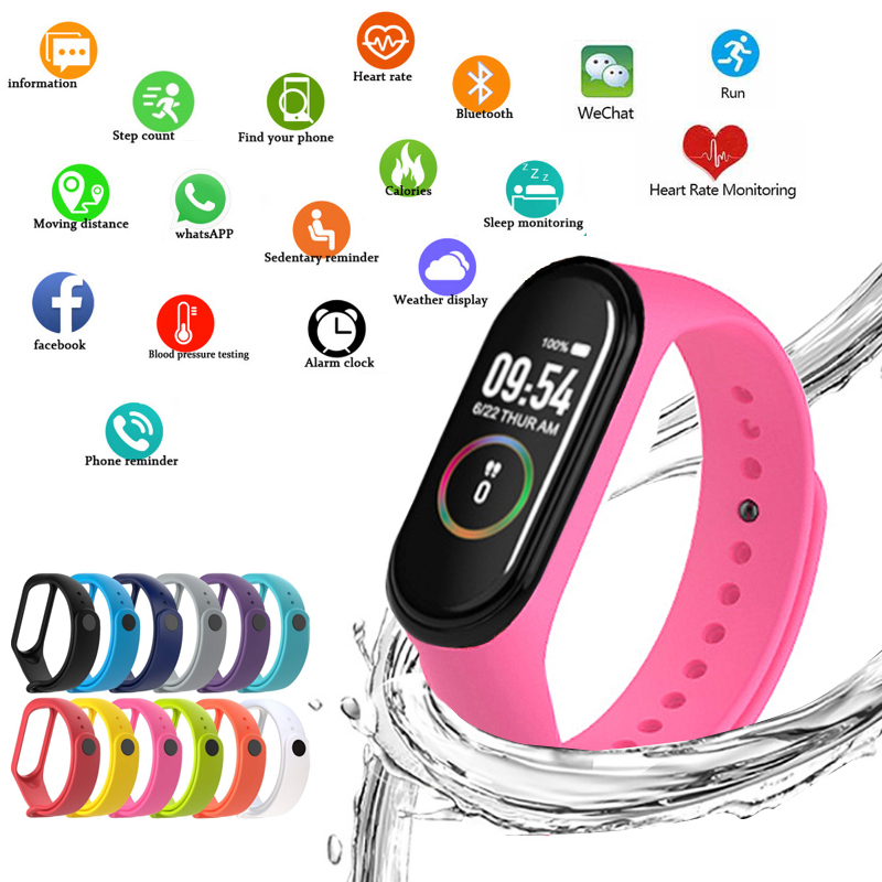 M4 스마트 시계 여성을위한 스포츠 팔찌 LED 스크린 - Smartwatch Ladies Watches Branded 리뷰 및 가격