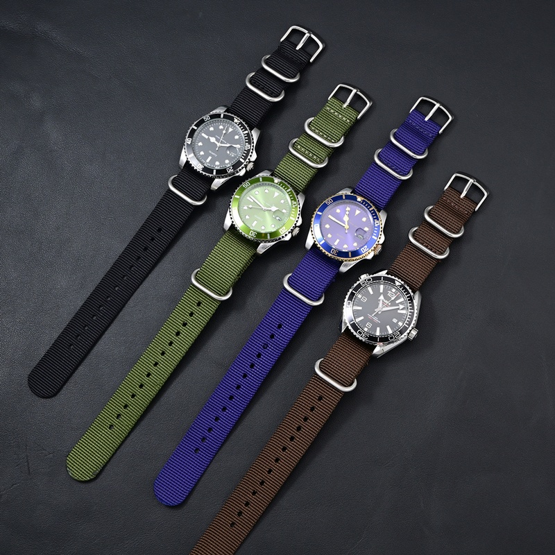 3링 나일론 시계줄 패브릭 시계 팔찌 20mm 22mm - Watches Rolex Smartwatch 리뷰 및 가격