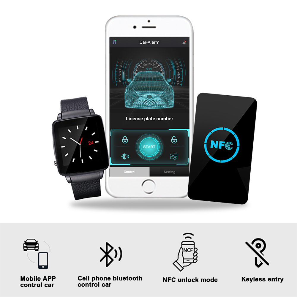 NFC 휴대폰 시계 개조 차량 NFC 키리스 액세스 시 - Smartwatch Phone Watches 리뷰 및 가격