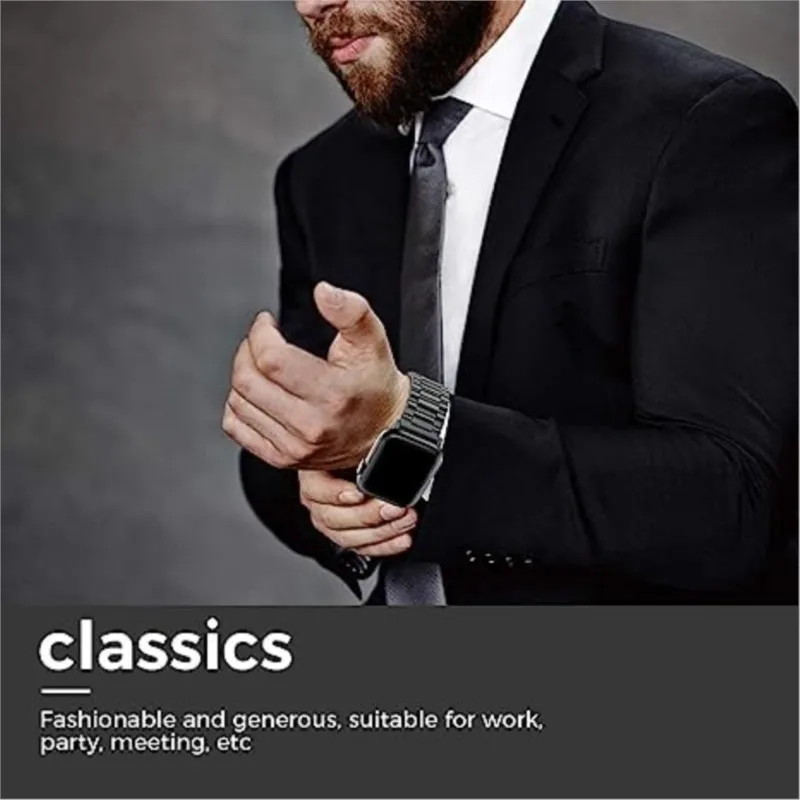 Apple Watch 밴드 용 스테인레스 스틸 스트랩  - Smartwatch Apple Watches For Men 리뷰 및 가격