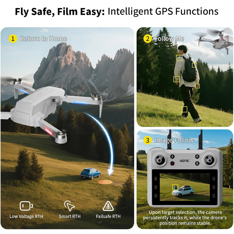 4DRC 드론 8K 프로페셔널 HD 카메라 드론 GPS - Hybrid Smartwatch 리뷰 및 가격