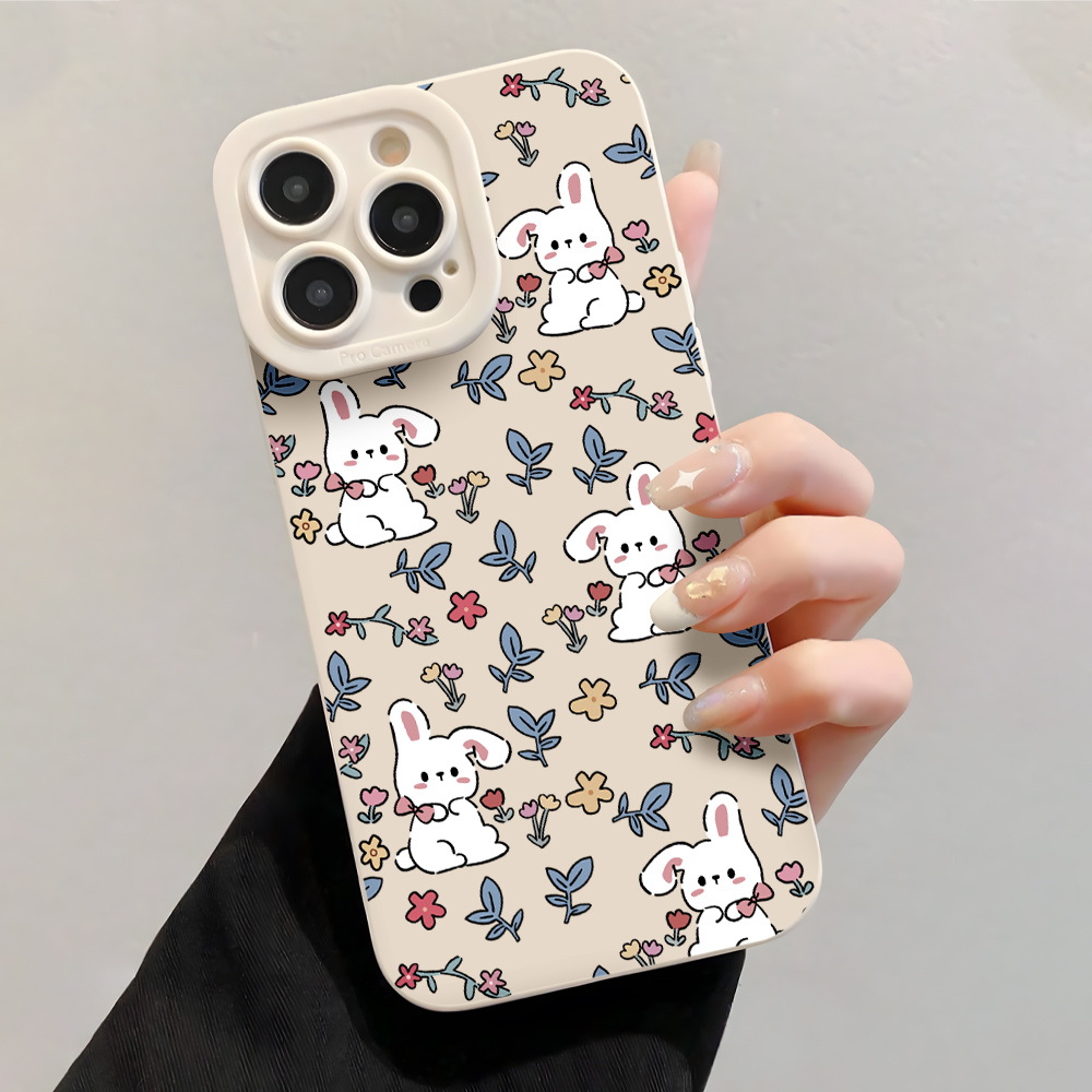 토끼 꽃무늬 한국 스타일 손목 스트랩 폰 케이스 (삼성 - Samsung Galaxy Strap 리뷰 및 가격