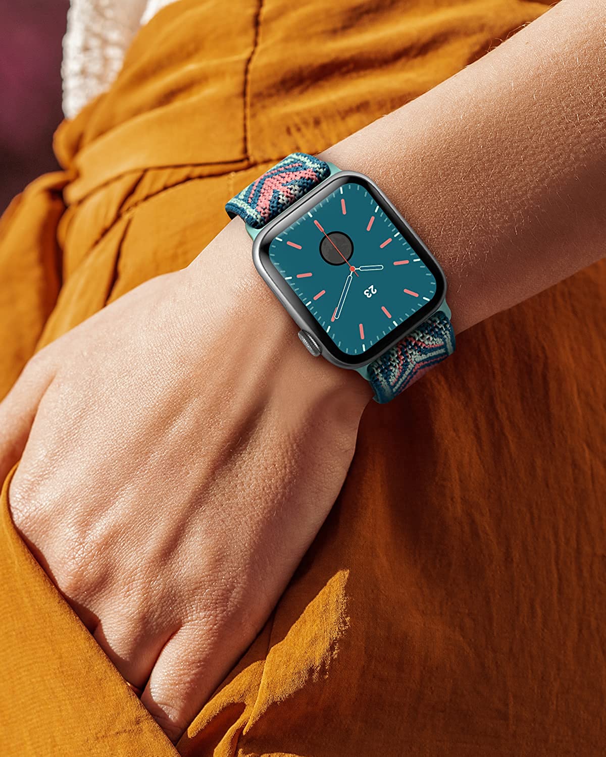 Apple 시계 밴드 용 나일론 스트랩 Ultra2 4 - Smartwatch Apple Watches For Men 리뷰 및 가격