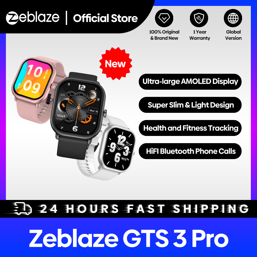 새로운 Zeblaze GTS 3 Pro 음성 호출 스마 - Smartwatch Health Watches For Women 리뷰 및 가격