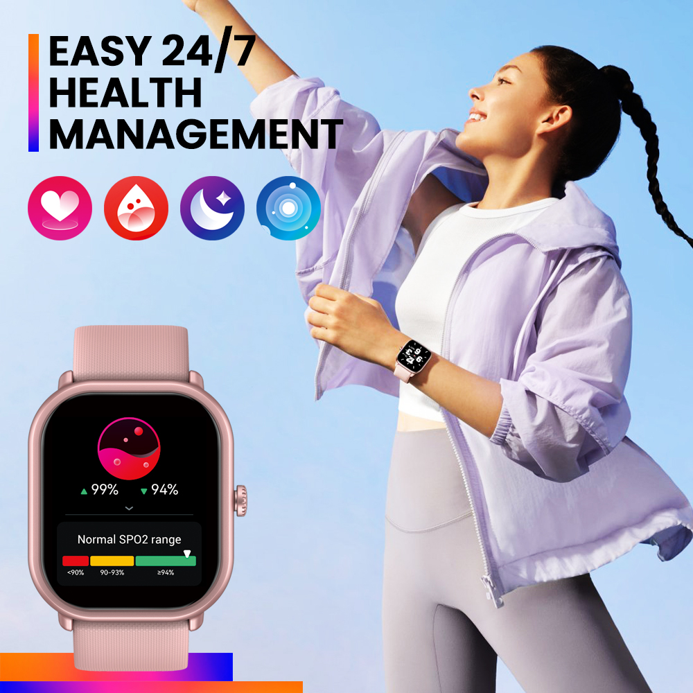 새로운 Zeblaze GTS 3 Pro 음성 호출 스마 - Smartwatch Health Watches For Women 리뷰 및 가격