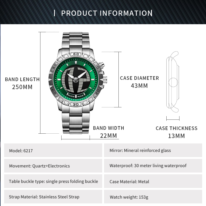 럭셔리 비즈니스 남성용 디지털 시계 방수 야광 손목시계 - Smartwatch Luxury Watches For Men 리뷰 및 가격