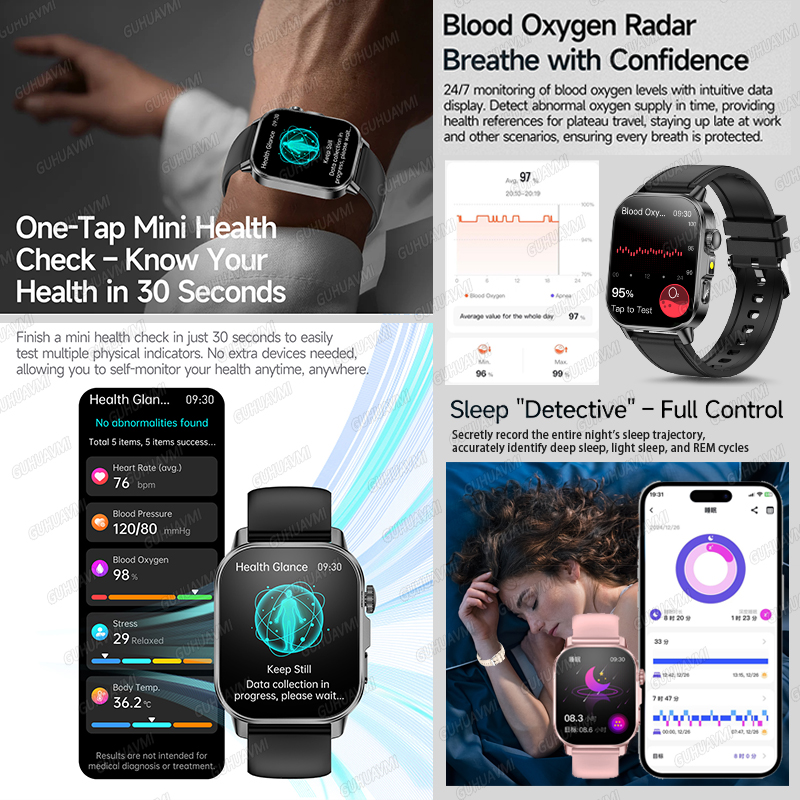 2026년 신형 건강 스마트워치, 정밀 측정 ECG+P - Smartwatch Health Watches For Women 리뷰 및 가격