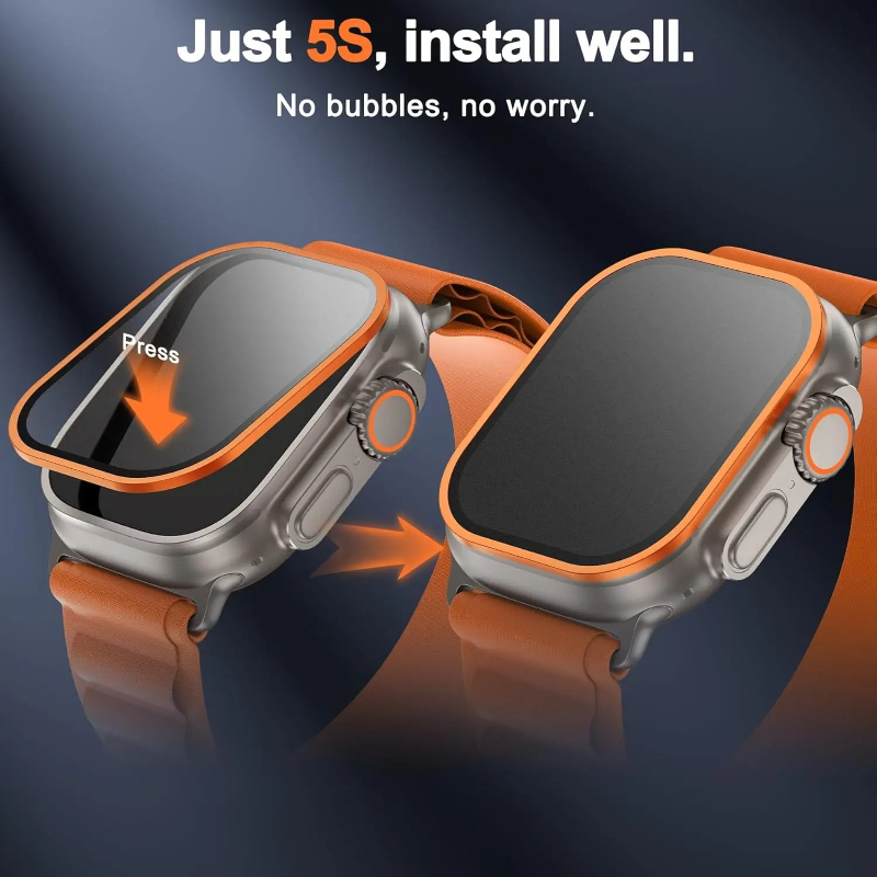 애플워치 울트라 49mm용 강화유리 티타늄 메탈 프레임 - Smartwatch Apple Watches For Men 리뷰 및 가격